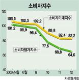 소비심리 갈수록 악화…전월 소비자평가지수 조사시작후 최저치