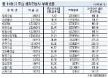 상장 건설사 71곳 부채 급증
