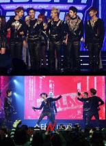 엠블랙 ‘전쟁이야’, 엠카 1위..기쁨의 앞구르기 퍼포먼스!
