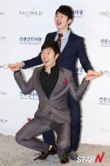 [포토] 이상호-이상민 '결혼식장에서도 넘치는 개그본능~'