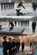 스피드, 광주 국립 5.18 민주 묘지 참배 ‘경건한 분위기’