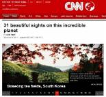 보성 녹차밭, CNN 선정 세계 놀라운 풍경 31선에 포함