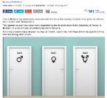 英 서식스 대학교, 세계 최초 트레스젠더용 화장실 설치 예정