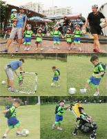 슈퍼맨이 돌아왔다 삼둥이, 이동국 축구제자 되다..드리블부터 헤딩까지