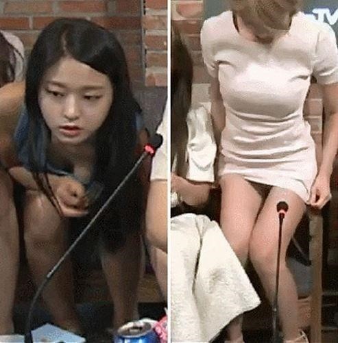 런닝맨 설현 과거 인터넷 생방송 중 아찔한 가슴골 노출 재조명