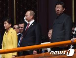 "박근혜, 中전승절 참석… 그때부터 중국이 한국 하대"