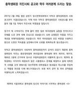 ‘외모 비하 논란’ 서울대 총학생회장 결국 사퇴