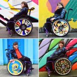 '일어설 수 없다면 튀자' 예쁜 휠체어 만드는 아일랜드 자매