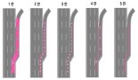 복잡한 교차로에 색깔 유도선 생긴다