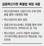 금융혁신사업자선정 대기업 문호 개방 논란