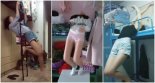 개미허리 이어 마른 몸 자랑 계속.. '중국은 인증 놀이 중'