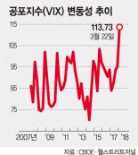 美기업들은 '전전긍긍'.. 월가 공포지수 VIX 급등