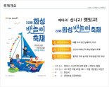 "볼거리, 놀거리 가득" 화성 뱃놀이 축제 개막