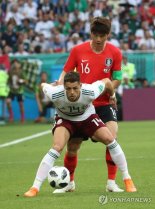[월드컵] 한국, 멕시코에 1-2로 패배, 예선 탈락 위기