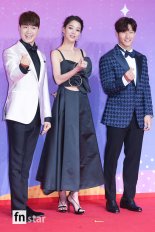 [포토] 박수홍-한고은-김종국, ‘2018 SBS 연예대상 3MC’