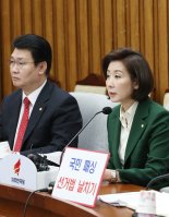 나경원 "선거제 개혁, 정치9단 박지원도 몰라...여의도 최대 수수께끼"