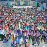롯데백화점 창립 40주년 기념 ‘요가말라’ 개최