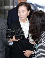 '필리핀 가사도우미 불법고용' 조현아, 이명희 법원 출석