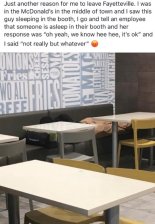 "패스트푸드점서 노숙자가 잔다".. 비난받은 사진의 '반전'