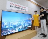 KT스카이라이프, 8K HDR 위성 시험방송 성공 