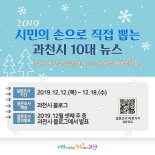 과천시 “올해 과천 10대뉴스 뽑아주세요!”