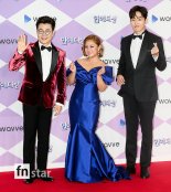 [포토] 김성주-박나래-조정식, ‘SBS 연예대상 MC 3인방’