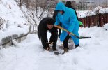 적설량 12.8cm 기록한 태백시... 긴급 제설