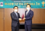 하나은행, 한국산업 서비스품질지수 5년 연속 1위 