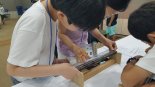 어린이들, 국립국악원에서 내 손으로 단소 만들어 보아요