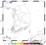 북한 황해북도 송림서 규모 2.5~2.6 자연지진 발생
