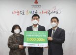고리원자력본부, 무의탁 이주노인돕기 300만원 전달