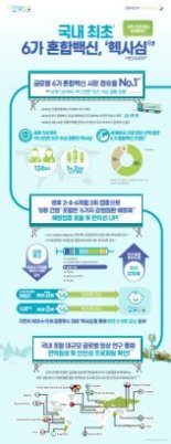 주사 한방으로 영아 6가지 감염질환 예방 '헥사심' 국내 출시