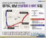 경기도 “성남 산성대로 S-BRT 만든다”…228억 투입