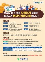 대전시,광역시 최초 자영업자 유급병가지원