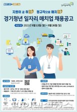 ‘경기청년 일자리 매치업’ 3차모집…27개사 참여