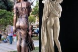 몸매 적나라하게 드러낸 여성 동상이 야하다? 伊 동상 논란