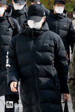 [포토] 김명수, '묵묵히 군복무중'