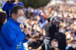 K-방역 때린 李 "유세에 이렇게 모이는데 6인제한 말이 되냐"[현장]