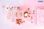 코멕스산업, 핑크빛 벚꽃 담은 도마·물병·간편용기 출시