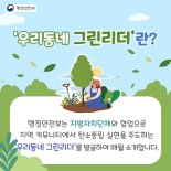행안부, 강원·제주·경기 '우리동네 그린리더' 8명 선정