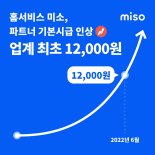 홈서비스 미소, 업계 최초 가사도우미 기본 시급 1만 2000원으로 인상한다