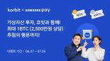 코빗, 삼성페이 통해 신규가입 시 1만5천원 BTC 지급