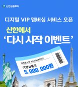 신한금융투자, ‘디지털 VIP 멤버십 서비스’ 오픈 및 이벤트 실시