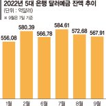 환율 고점 찍었나… 빠져나가는 달러예금