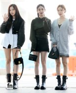 [포토] 에스파 지젤-카리나-윈터, '패션쇼 일정차 파리로 출국'