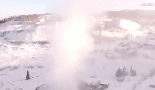 러시아 유명 스키리조트 인근 광산에 '초대형 싱크홀' 발생