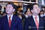 安 50% vs 金 32%...與 당대표 양자 가상대결