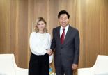 우크라이나 영부인 만난 오세훈.."전후 복구 지원" 약속