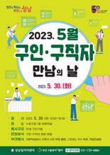 성남시, 30일 '구인·구직자 만남의 날' 진행...49명 채용