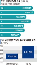 은행채 124조 연내 만기…대출금리 다시 꿈틀